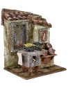 Ambientación de cocina para belén de 14,5x12x18 cm de altura