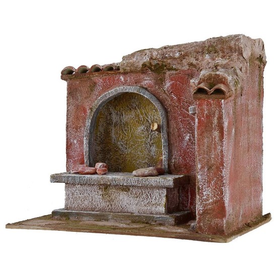 Ambientación de una carnicería para belén de 24x18x20,5 h cm