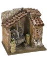 Ambientación de un molino de aceite para Belén de 11,5x9x11 cm