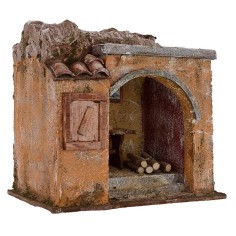 Ambientación taller del carpintero para Belén de 19,5x14,5x18,5 2