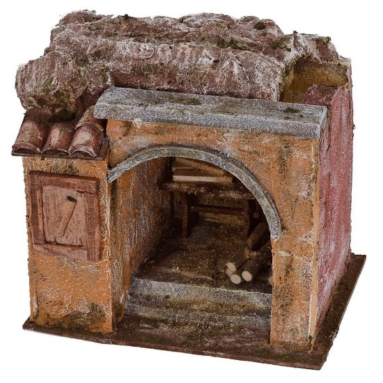 Ambientazione laboratorio del falegname per Presepe cm