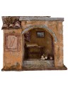 Ambientación taller del carpintero para Belén de 19,5x14,5x18,5