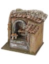 Ceramic workshop setting for crib 11.5x9x11 h for statues of 6