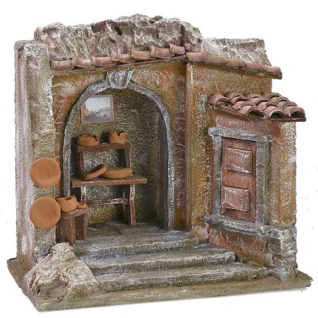 Ceramic workshop setting for 24x17x23.5 cm nativity scene for