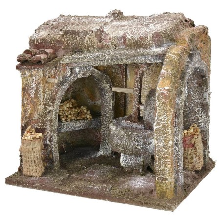 Millstone setting for miller cm 11,5x9x10 h for 6 cm statues