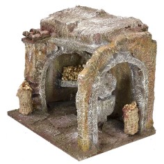 Ambientación molino para molinero de 11,5x9x10 cm de altura para estatuas de 6 cm. 2