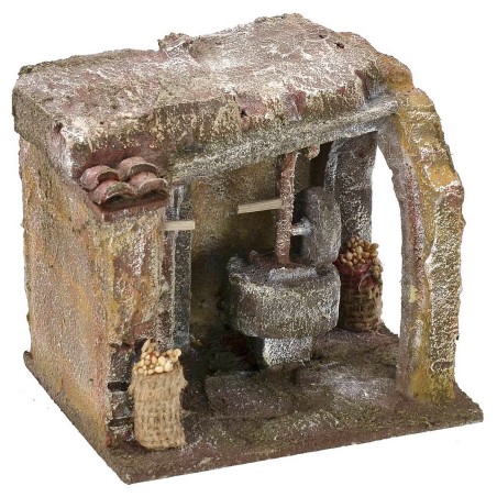 Millstone setting for miller cm 11,5x9x10 h for 6 cm statues