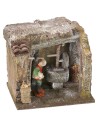 Millstone setting for miller cm 11,5x9x10 h for 6 cm statues