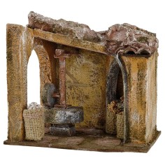 Macina setting for mugnaio cm 19x14x18 h. for statues 10 cm