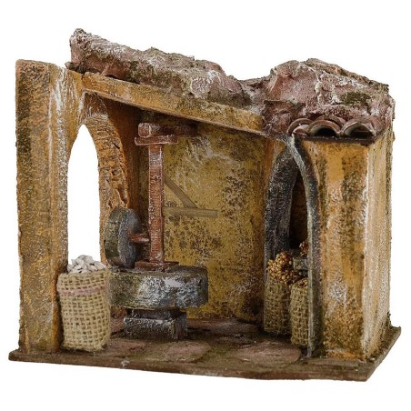 Macina setting for mugnaio cm 19x14x18 h. for statues 10 cm