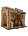 Ambientazione macina per mugnaio cm 19x14x18 h. per statue 10