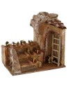 Garden setting with terracing for creche 19.5x14.5x18 cm h for