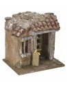 Escenario de panadería para Belén de 11,5x9x11 cm de altura