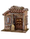 Escenario de panadería para Belén de 19,5x14,5x20 cm de alto