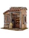 Escenario de panadería para Belén de 19,5x14,5x20 cm de alto