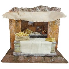 Ambientazione pastificio per presepe cm 24x17,5x23 h per statue