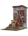 Ambientación para castañera en el belén de 14,5x19,3x21,5 cm