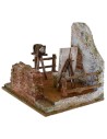 Escenario para belén de pintura y fotografía de 19,5x14,5x15 cm