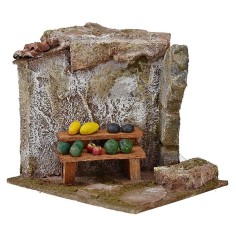 Bench for fruitiness with rotating cm 11,5x9x10 h. for statues 2