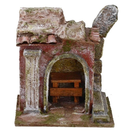 Taller artesanal con ruina de 11,5x9x12,5 cm de altura para