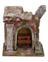 Bottega artigiana con rudere cm 11,5x9x12,5 h per statue 6 cm