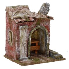 Taller artesanal con ruina cm 11,5x9x12,5 h para 2