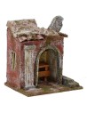 Bottega artigiana con rudere cm 11,5x9x12,5 h per statue 6 cm