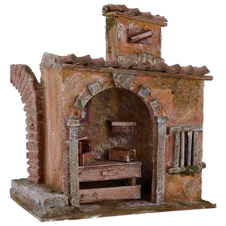 Bottega da Fabbro cm 19,5x14,5x22,5 h per statue cm 10 Mondo