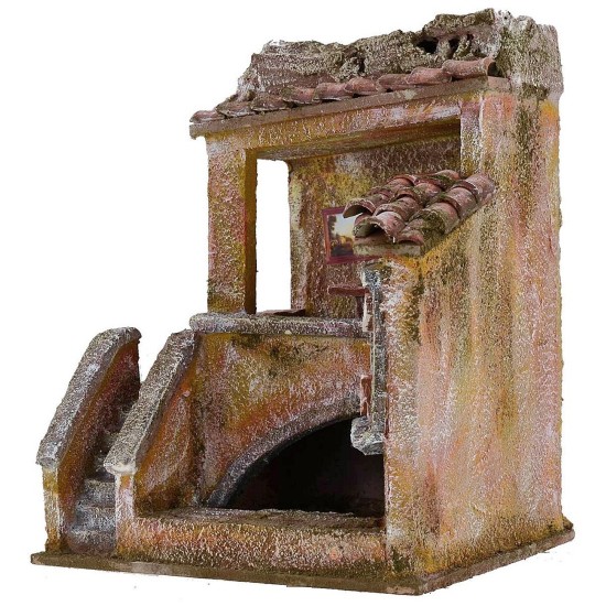 Bottega da sarta cm 19,5x14,5x23,5 h per statue cm 10 Mondo