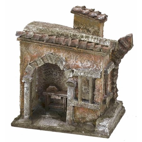 Bottega del fabbro cm 11,5x9x13 h per statue da 6 cm