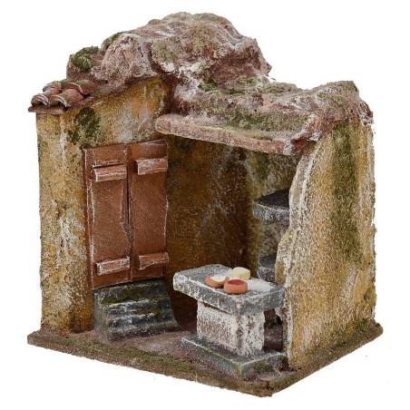 Shop of the baker cm 11,5x9x13 h. for statues 6 cm