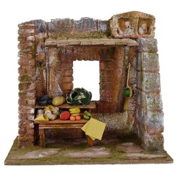 Orchard shop by presepe cm 19,5x14, 5x19 for statues 10 cm