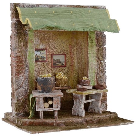 Tienda del macarronero cm 19,5x14,5x21 h para estatuas de cm 10