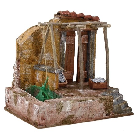 Bottega per allevamento di pesce cm 11,5x9x11 h. per statue 6