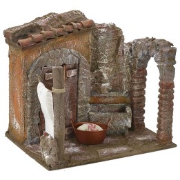 Courtyard with wash-house and arch 19.5x14.5x17 cm h for