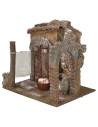 Patio con lavadero y arco de 19,5x14,5x17 cm de altura para