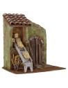 Fachada con granero y vivienda anexa de 19,5x15x21,5 cm de