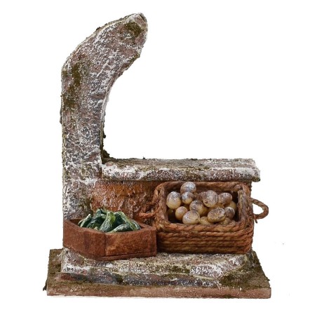 Frutero con arco de 10x8x12 cm de altura para estatuas de 10 cm.