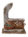 Fruttivendolo con arco cm 10x8x12 h. per statue 10 cm Mondo