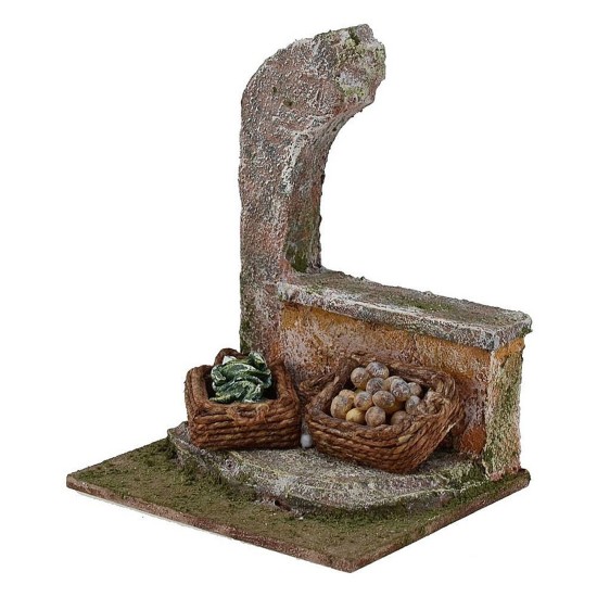 Frutero con ruina cm 12X10X15 h. para