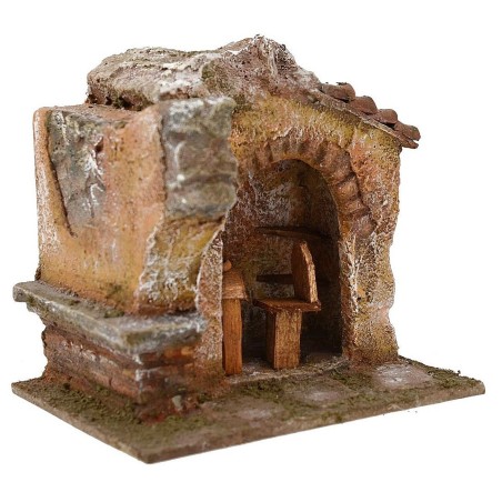 Laboratory of the skabattino cm 11,5x9x10 h. for statues 6 cm