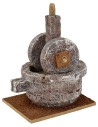 Molino de aceite para belén de 10x9x14 cm de altura para
