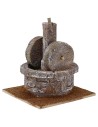 Stone grinder for nativity scene cm 13x13x16 h. for 12 cm statues