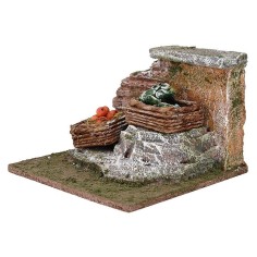 Murete con cestas de verduras cm 12x11,5x8 h. 2