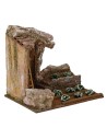 Huerto para belén con arco de 19,5x14,5x18 cm de altura para
