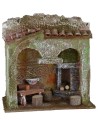 Osteria cm 13x8,5x12,8 h per statue 6 cm Mondo Presepi