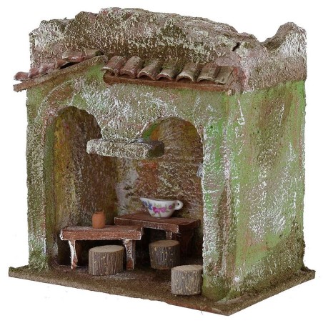 Tavern cm 13x8,5x12,8 h for statues 6 cm
