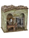 Hostería de 24x16x24 cm de altura para estatuas de 12 cm.