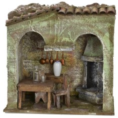 Hostería de 24x16x24 cm de altura para estatuas de 12 cm. 2