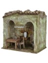 Hostería de 24x16x24 cm de altura para estatuas de 12 cm.
